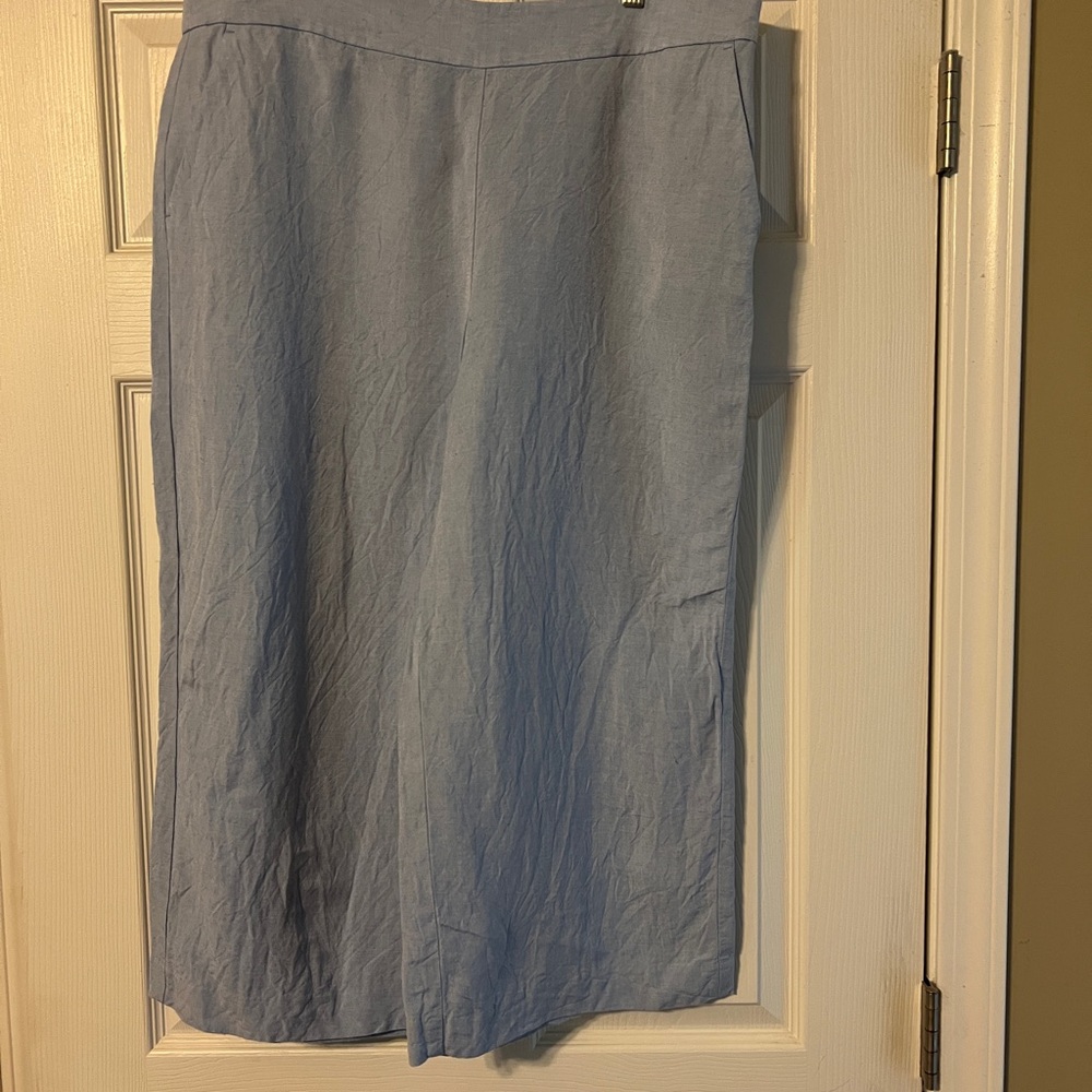 Loft Wide Leg Linen Pants